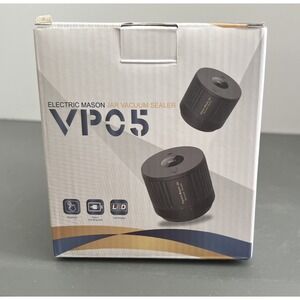 VP05‎ Mason Jars Electric Vacuum Sealer Kit For Food Jar Vacuum Sealing NIB